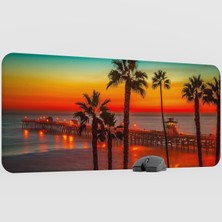 mousepad bastir California Kaymaz Kauçuk Mousepad V3 - 90X40 Xxl Gaming Mouse Pad Fare Altlığı