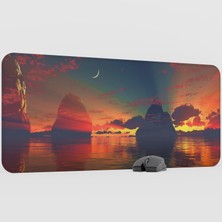 mousepad bastir Dijital 4 Kaymaz Kauçuk Mousepad V1 - 90X40 Xxl Gaming Mouse Pad Fare Altlığı
