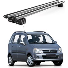 Today Auto Pençe Opel Agila (2000-2008) Uyumlu Gri Ara Atkı Port Bagaj Tavan Barı