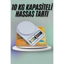 Aydogan's Mutfak Tartısı Dijital Göstergeli Hassas Tartı 10 kg Kapasiteli