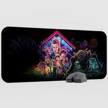 mousepad bastir Stranger Things Dizi Film Mousepad V2 - 70X30 Xl Gaming Mouse Pad Fare Altlığı