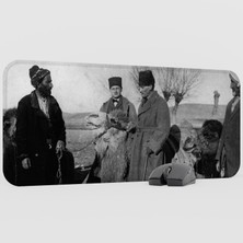 mousepad bastir Atatürk Kaymaz Kauçuk Mousepad V3 - 70X30 Xl Gaming Mouse Pad Fare Altlığı