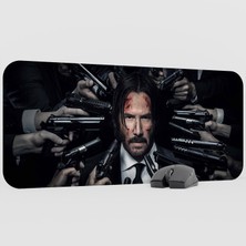 mousepad bastir John Wick Kaymaz Kauçuk Mousepad V2 - 70X30 Xl Gaming Mouse Pad Fare Altlığı