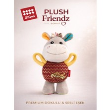 GiGwi Plush Friendz Serisi Sesli Eşek Peluş Köpek Oyuncağı - Küçük Irk & Yavru
