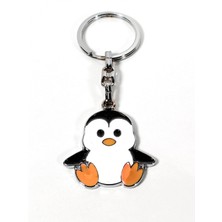 Moncuk Design Penguen Figürlü Metal Anahtarlık – Sevimli Tasarım, Günlük Kullanıma Uygun Dayanıklı Aksesuar