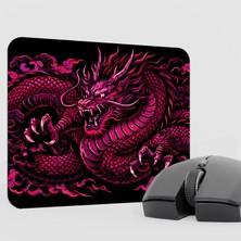 mousepad bastir Ejderha Pembe Ejder Dragon Kaymaz Kauçuk Mousepad V4 - 22X18 Gaming Mouse Pad Fare Altlığı