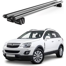 Today Auto Pençe Opel Antara Suv (2007-2016) Uyumlu Gri Ara Atkı Port Bagaj Tavan Barı