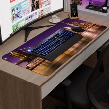 mousepad bastir New York 2 Kaymaz Kauçuk Mousepad V5 - 90X40 Xxl Gaming Mouse Pad Fare Altlığı