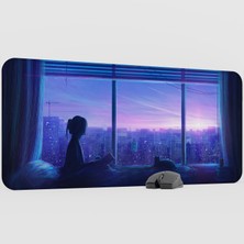 mousepad bastir Dijital 5 Kaymaz Kauçuk Mousepad V1 - 90X40 Xxl Gaming Mouse Pad Fare Altlığı