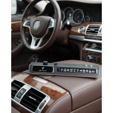 Aydogan's Araç Içi LED Park Telefon Numarası Göstergesi Ön Cam Uyumlu 2 Koku Hediyeli