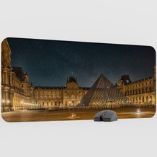 mousepad bastir Louvre Museum Kaymaz Kauçuk Mousepad V1 - 90X40 Xxl Gaming Mouse Pad Fare Altlığı