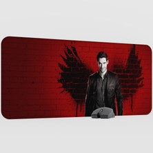 mousepad bastir Lucifer Dizi Film Mousepad V4 - 90X40 Xxl Gaming Mouse Pad Fare Altlığı