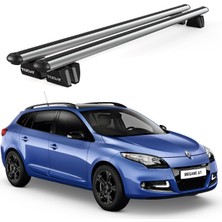 Today Auto Pençe Renault Megane Sw (2009-2016) Uyumlu Gri Ara Atkı Port Bagaj Tavan Barı