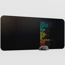 mousepad bastir Dijital 5 Kaymaz Kauçuk Mousepad V2 - 90X40 Xxl Gaming Mouse Pad Fare Altlığı