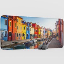 mousepad bastir Venedik Kaymaz Kauçuk Mousepad V5 - 90X40 Xxl Gaming Mouse Pad Fare Altlığı