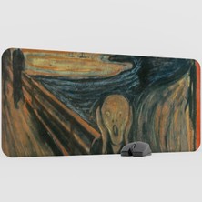 mousepad bastir Sanat Tablo 1 Kaymaz Kauçuk Mousepad V2 - 90X40 Xxl Gaming Mouse Pad Fare Altlığı