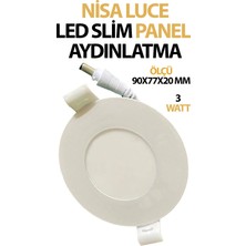 Pine Sıva Altı LED Aydınlatma Paneli 12 Watt Tasarruflu Beyaz Işık
