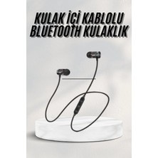 Aydogan's Sports Mıknatıslı Siyah Bluetooth Kulaklık Kablolu Uzun Pil Ömrü