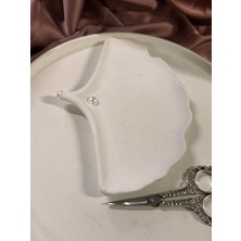 Ginkgo Biloba (Mabet Ağacı) Yaprağı Taş Oble Yüzük Yükseltici Takı Standı