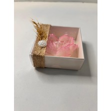 Lilac Mum Kalp Şakayık Mum (  Sipariş 25 Adet Gönderilmektedir)