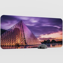 mousepad bastir Louvre Museum Kaymaz Kauçuk Mousepad V3 - 90X40 Xxl Gaming Mouse Pad Fare Altlığı