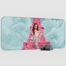 mousepad bastir Emily In Paris Dizi Film Mousepad V1 - 70X30 Xl Gaming Mouse Pad Fare Altlığı