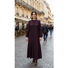 Nuss Cupra Ipek Elbise 2026 Bordo