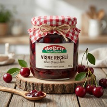 Doğru Gıda Vişne Reçeli 500 gr Çekirdeksiz Mayhoş Tatlı Dengeli Ev Yapımı