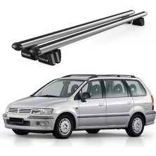 Today Auto Pençe Mitsubishi Space Wagon (1997-2003) Uyumlu Gri Ara Atkı Port Bagaj Tavan Barı