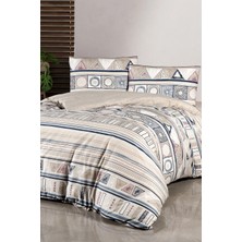 First Choice Bohem %100 Pamuk Çift Kişilik Nevresim Takımı - Lastikli Çarşaf