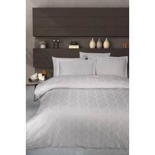 First Choice Norel %100 Pamuk Saten 200 Tc (80 Tel) Jakarlı Çift Kişilik Nevresim Takımı