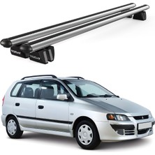 Today Auto Pençe Mitsubishi Space Star (2002-2005) Uyumlu Gri Ara Atkı Port Bagaj Tavan Barı