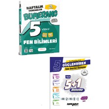 Günay Yayınları 5. Sınıf Bumerang Fen 32 Haftalık Deneme + Ankara Yayıncılık 5+1 Deneme Seti (5 Sarmal 1 Genel Deneme)