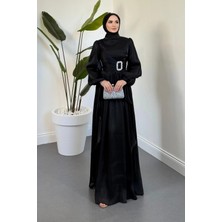 Merven Akyüz Mahsa Tokalı Janjan Abiye Siyah