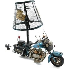 Epilons Dekoratif Metal Polis Motosikletli Abajur