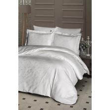 First Choice Lamone %100 Pamuk Saten 200 Tc (80 Tel) Jakarlı Çift Kişilik Nevresim Takımı