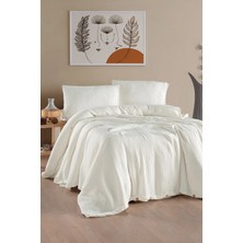 First Choice Henna %100 Pamuk Nevresim + 3 Kat Müslin Çarşaflı Çift Kişilik Nevresim Takımı