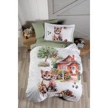 First Choice Molly %100 Pamuk 150 Tc (56 Tel) Jakarlı Tek Kişilik Nevresim Takımı