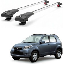 Cross Oto Aksesuarları Daihatsu Terios F700 2006-2017 için Ara Atkı Tavan Barı , Araca Özel , Kilitlenebilir Araç Üstü Ekipman Taşıma Barı (2 Adet)