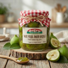 Doğru Gıda Taze Yeşil İncir Reçeli 500 gr Bütün Taneli Çıtır Kabuklu Yöresel