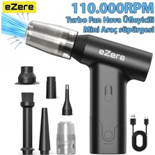 Lowell Home Ieg Ezere J02 Çift Fonksiyonlu Mini Araç Süpürgesi & Turbo Fan Hava ÜFLEYICI-(5775) RSIEG14544-