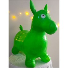 Elura Şişme Eşek Zıp Zıp Oyuncak 50X55 cm Sevimli Hayvan Figürlü Çocuk Bebek