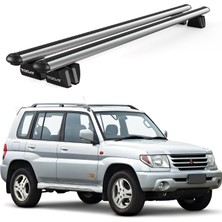 Today Auto Pençe Mitsubishi Pajero 5d (1998-2007) Uyumlu Gri Ara Atkı Port Bagaj Tavan Barı