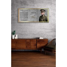 Olinpa Kırılmaz Cam Duvar Saati , Hem Tablo Hem Saat  Gençliğe Hitabe Tasarımlı Ev Ofis Hediyesi