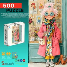 Soi Craft 500 Parça Puzzle Stil Sahibi Kahve Sanat
