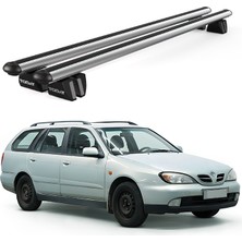 Today Auto Pençe Nissan Primera W11 (1997-2002) Uyumlu Gri Ara Atkı Port Bagaj Tavan Barı