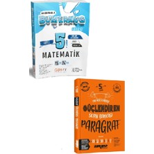 Günay Yayınları 5. Sınıf Bumerang Matematik Etkinlikli Kitap + Ankara Yayıncılık Paragraf Soru Bankası