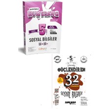 Günay Yayınları 5. Sınıf Bumerang Sosyal 32 Haftalık Deneme + Ankara Yayıncılık Güçlendiren Soru Bankası