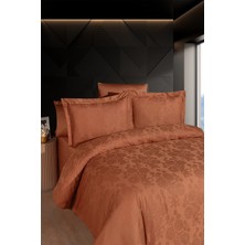 First Choice Herra %100 Pamuk Saten 200 Tc (80 Tel) Jakarlı Çift Kişilik Nevresim Takımı