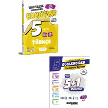 Günay Yayınları 5. Sınıf Bumerang Türkçe 32 Haftalık Deneme + Ankara Yayıncılık 5+1 Deneme Seti (5 Sarmal 1 Genel Deneme)